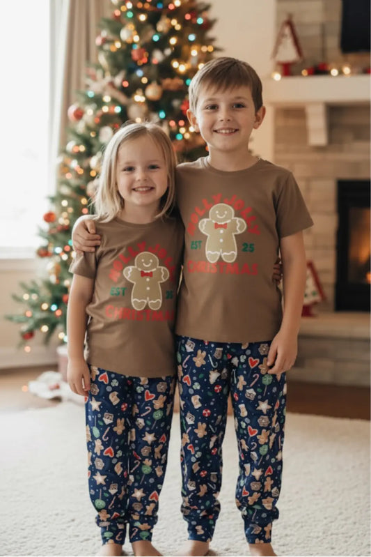 Pijama Niños Jogger Galleta de Navidad
